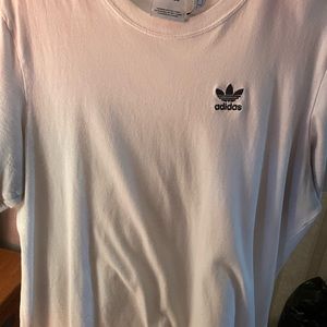 White adidas tee shirt